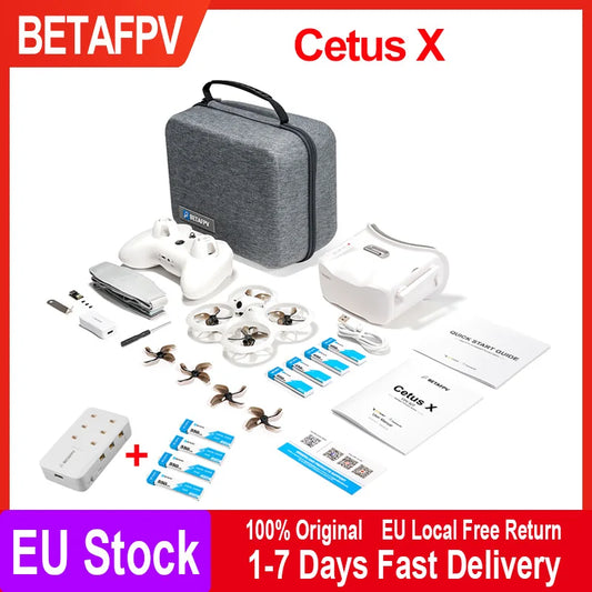 BETAFPV Cetus X FPV Kit Racing Drone Transmitter Goggles