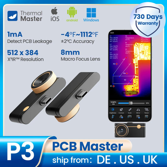 Thermal Master P3 Thermal Camera For iOS Android Macro Lens