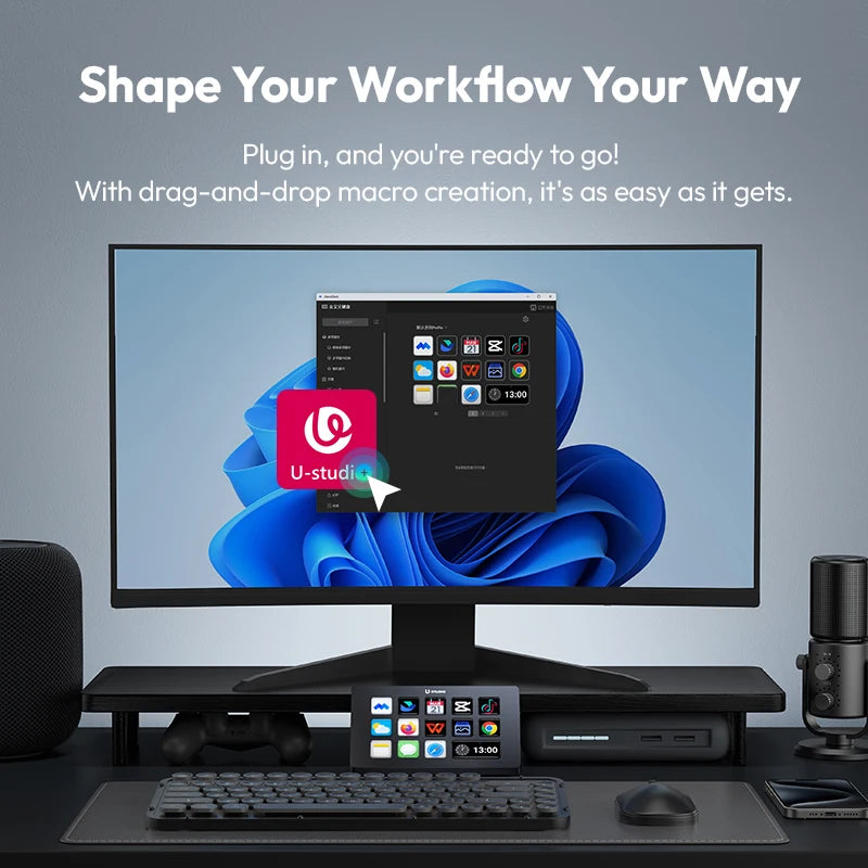 Ulanzi D200 Live Streaming Controller With 13 LCD Keys