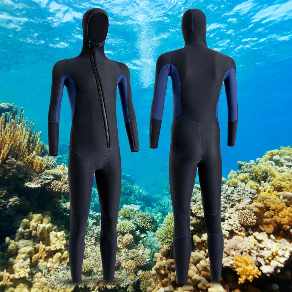 Shunmaii Neoprene Diving Skin Wetsuit For Unisex Water Sports With Zipper Elastic Anti Scratch Protection