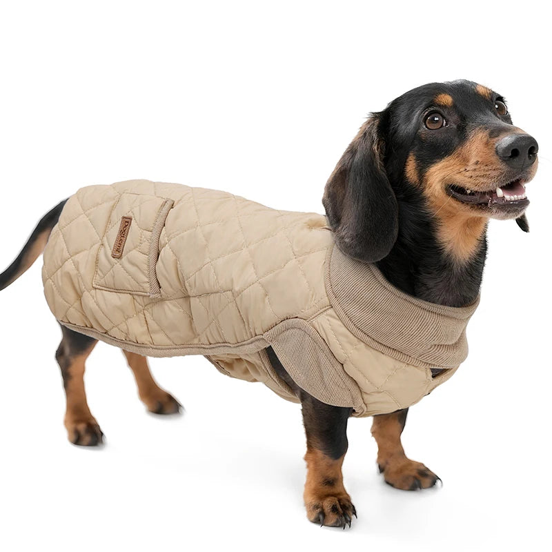 DogLemi Winter Water Repellent Dachshund Coat Windproof