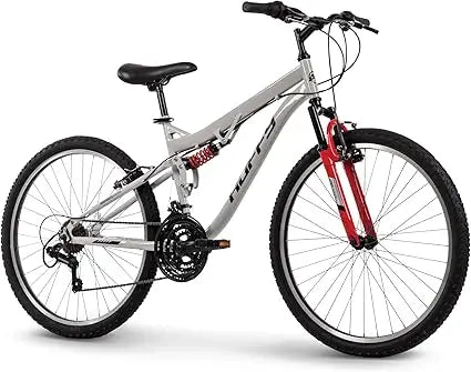 Rugged Mountain Bike for All Ages and Sizes, 20/24/26 Inch Options, 6 or 21 Speed Shimano Gear Shifting