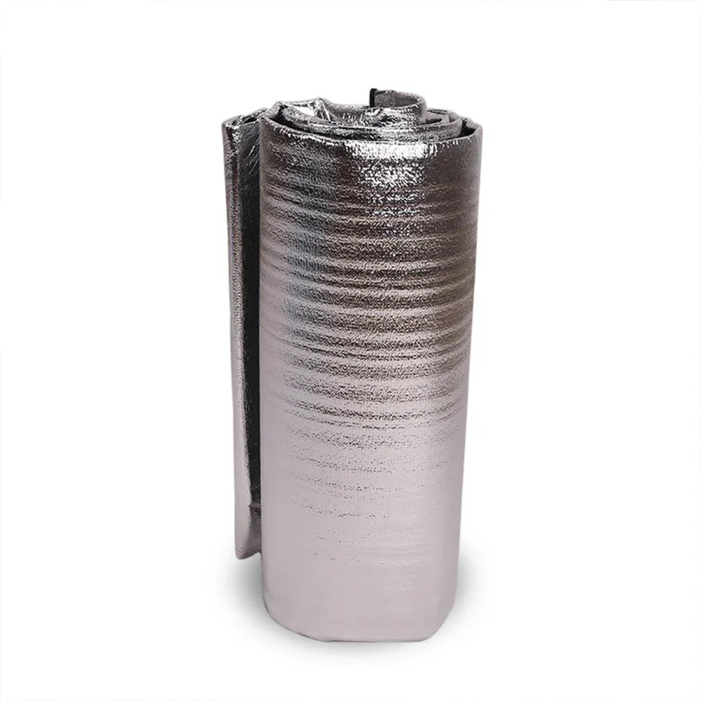 Waterproof Camping Mat Moisture Proof Aluminum Foil Mat Double Sided Sand Free Beach Mat With Storage Bag 78x78in