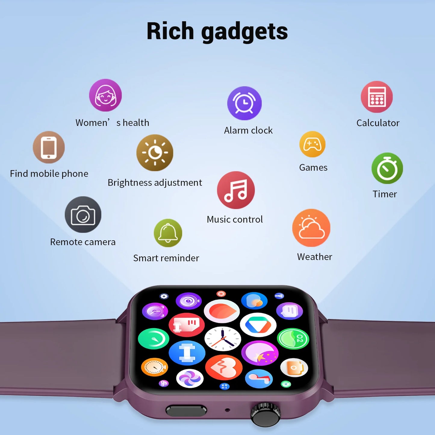 Baolubao Smart Watch With Calling Function 100 Sports Modes