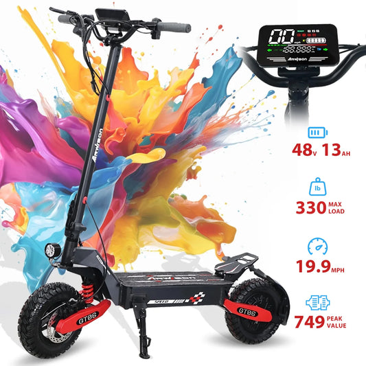 HEZZO GT06 Electric Scooter 1200W Dual Braking Suspension