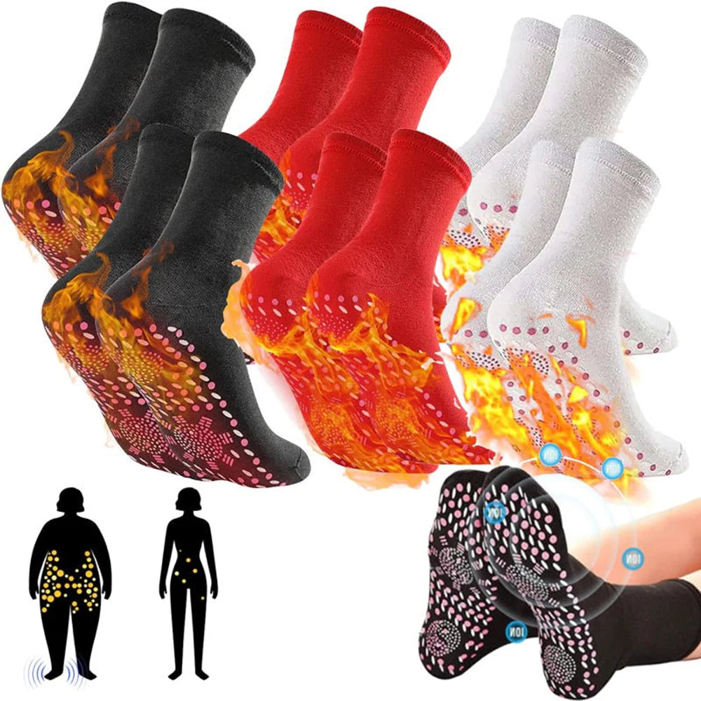 Hebei Guangdong Tourmaline Magnetic Self Heating Socks