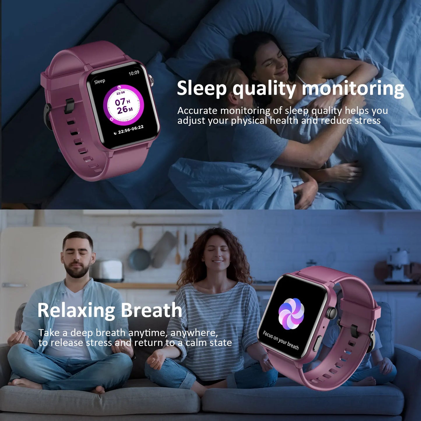 Baolubao Smart Watch With Calling Function 100 Sports Modes