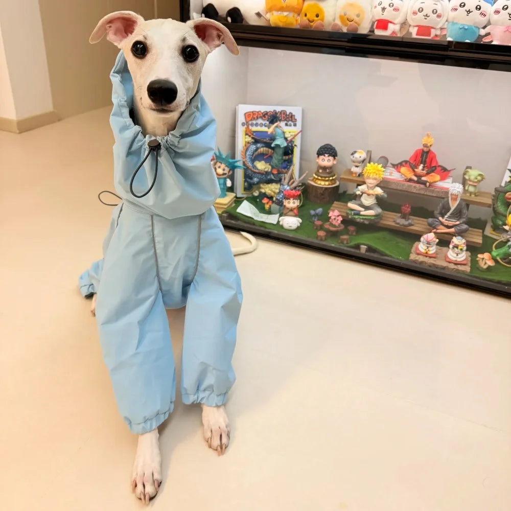 Hubei Waterproof Dog Raincoat Windproof Reflective Coat