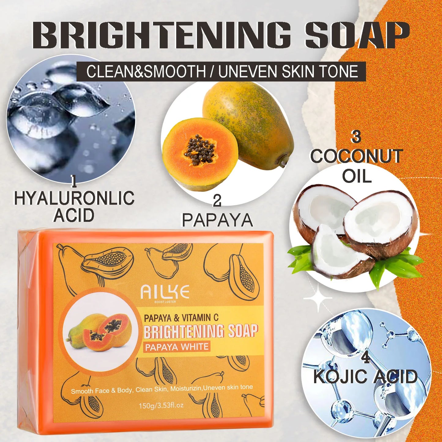 AILKE Glutathione Whitening Range For Radiant Bright Skin
