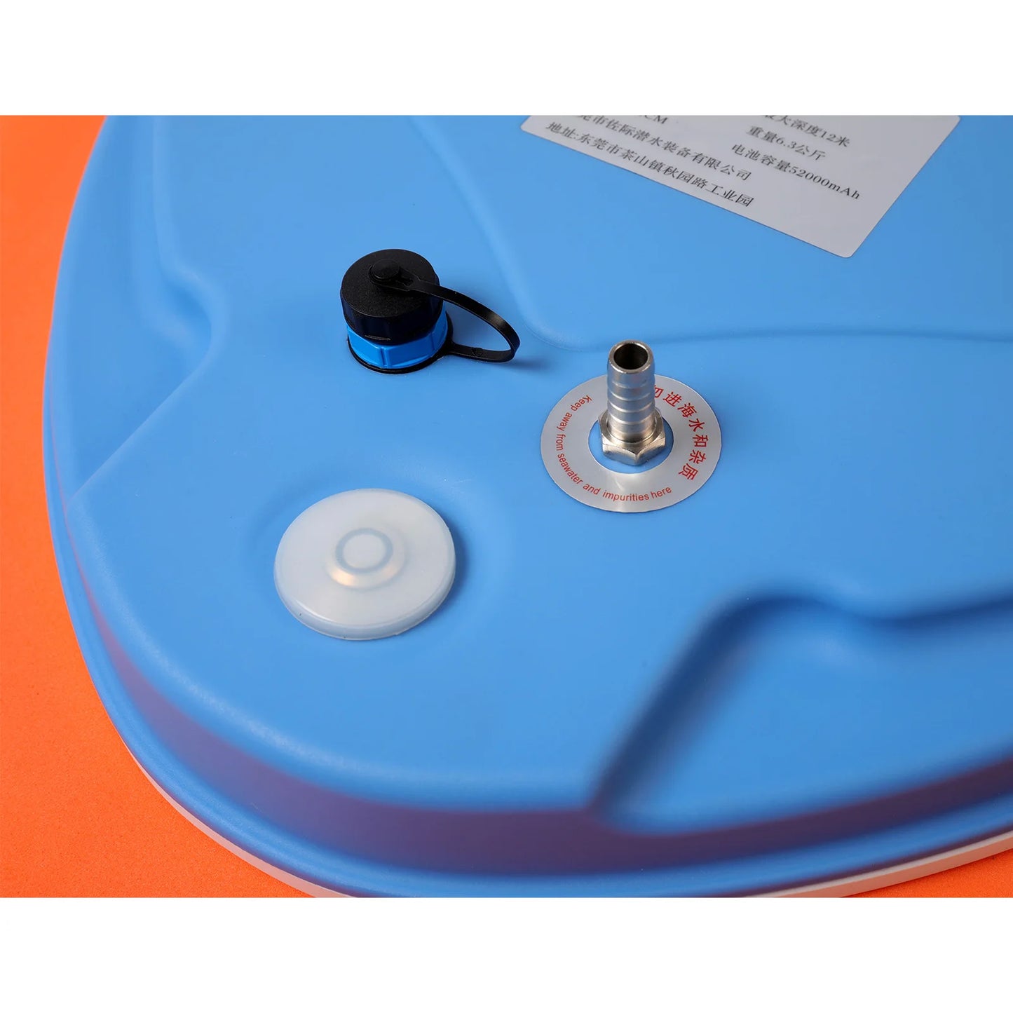 TUDIVING Scuba Diving Ventilator Portable Waterproof Rechargeable Regulator Gear