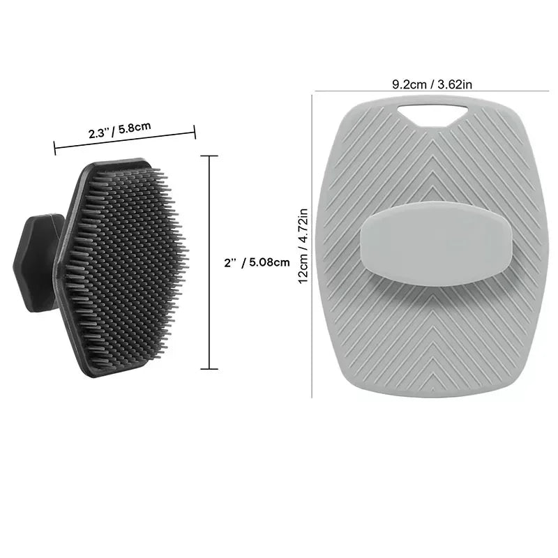 Function Exfoliating Silicone Brush Cleanser No Slip Handle