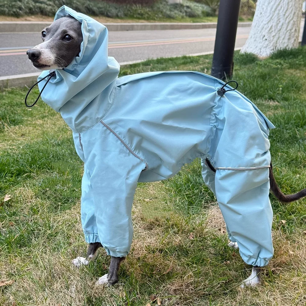 Hubei Waterproof Dog Raincoat Windproof Reflective Coat