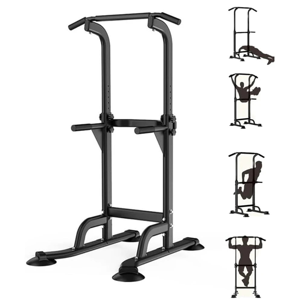 HiMISSH Power Tower Pull Up Bar Station For Home Gym