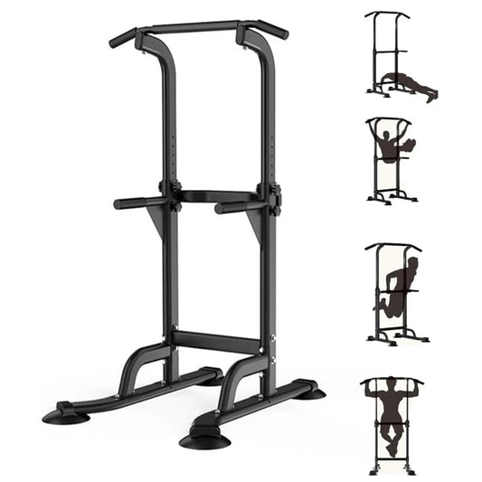 HiMISSH Power Tower Pull Up Bar Station For Home Gym