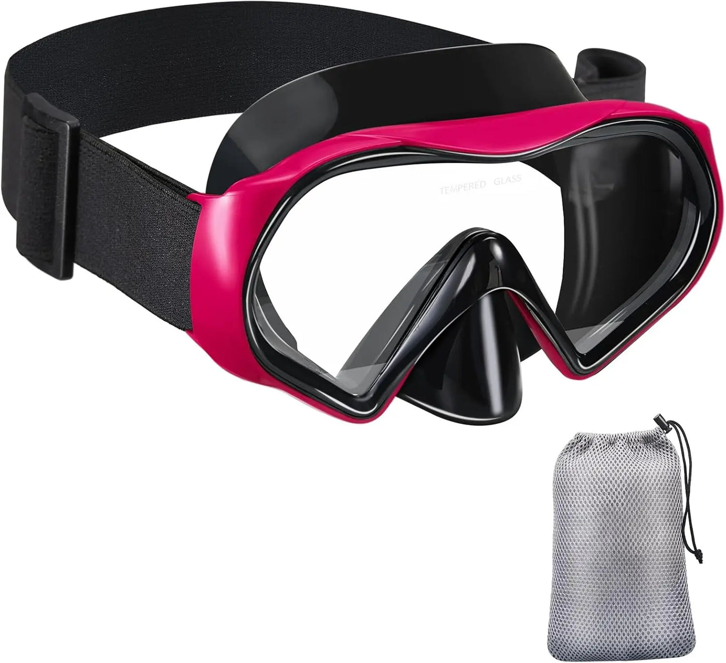 Swimming Goggles Snorkeling Mask Anti Fog Adjustable Strap