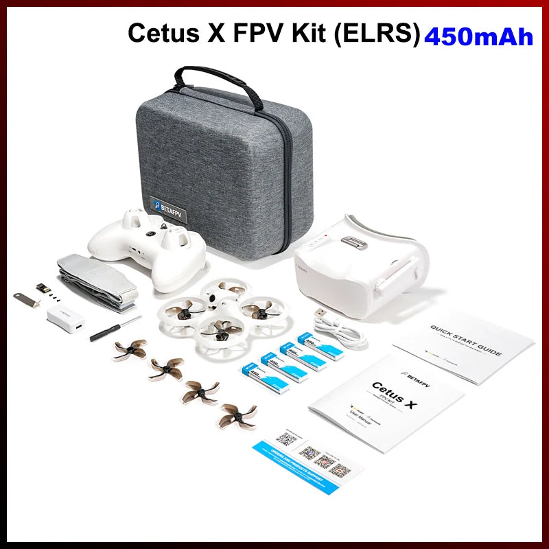 BETAFPV Cetus X FPV Kit Racing Drone Transmitter Goggles