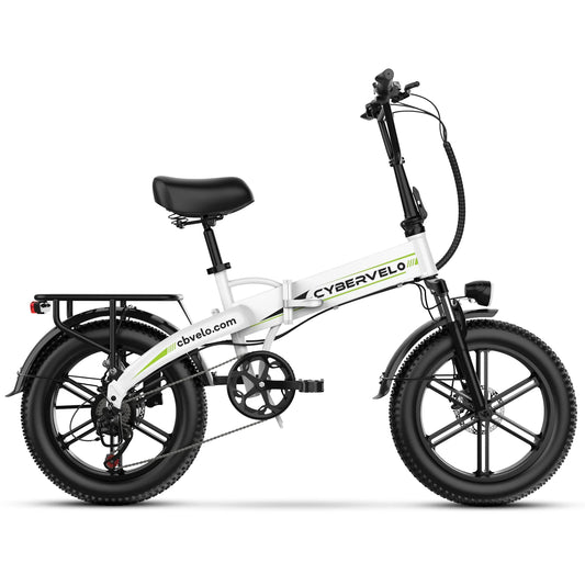 48V 20.8AH Removable Battery EBike,28+MPH,1000W Folding Electric Bike,80 Miles Max Range Electric Bike for Adults, 20" Fat Tire