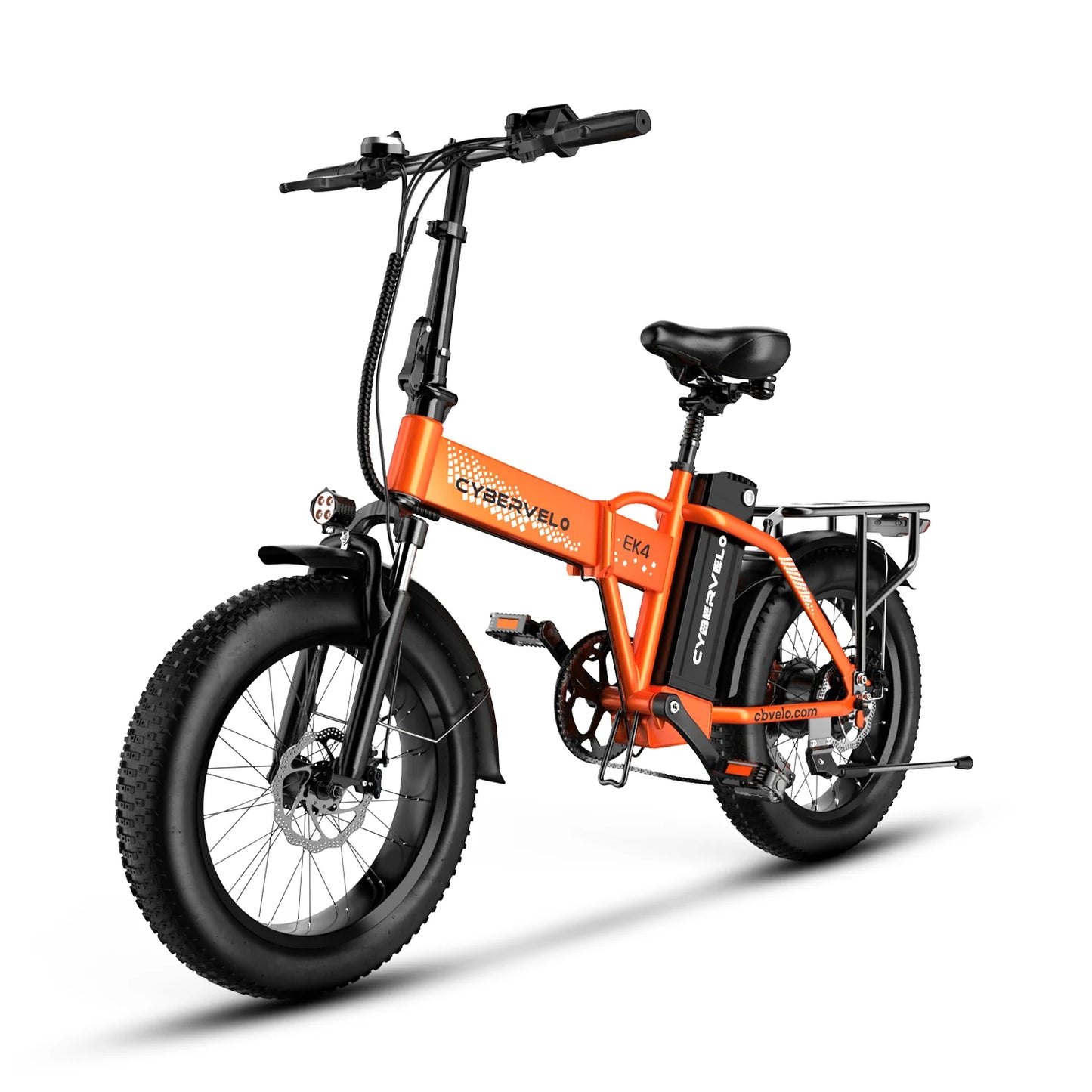 48V 20.8AH Removable Battery EBike,28+MPH,1000W Folding Electric Bike,80 Miles Max Range Electric Bike for Adults, 20" Fat Tire