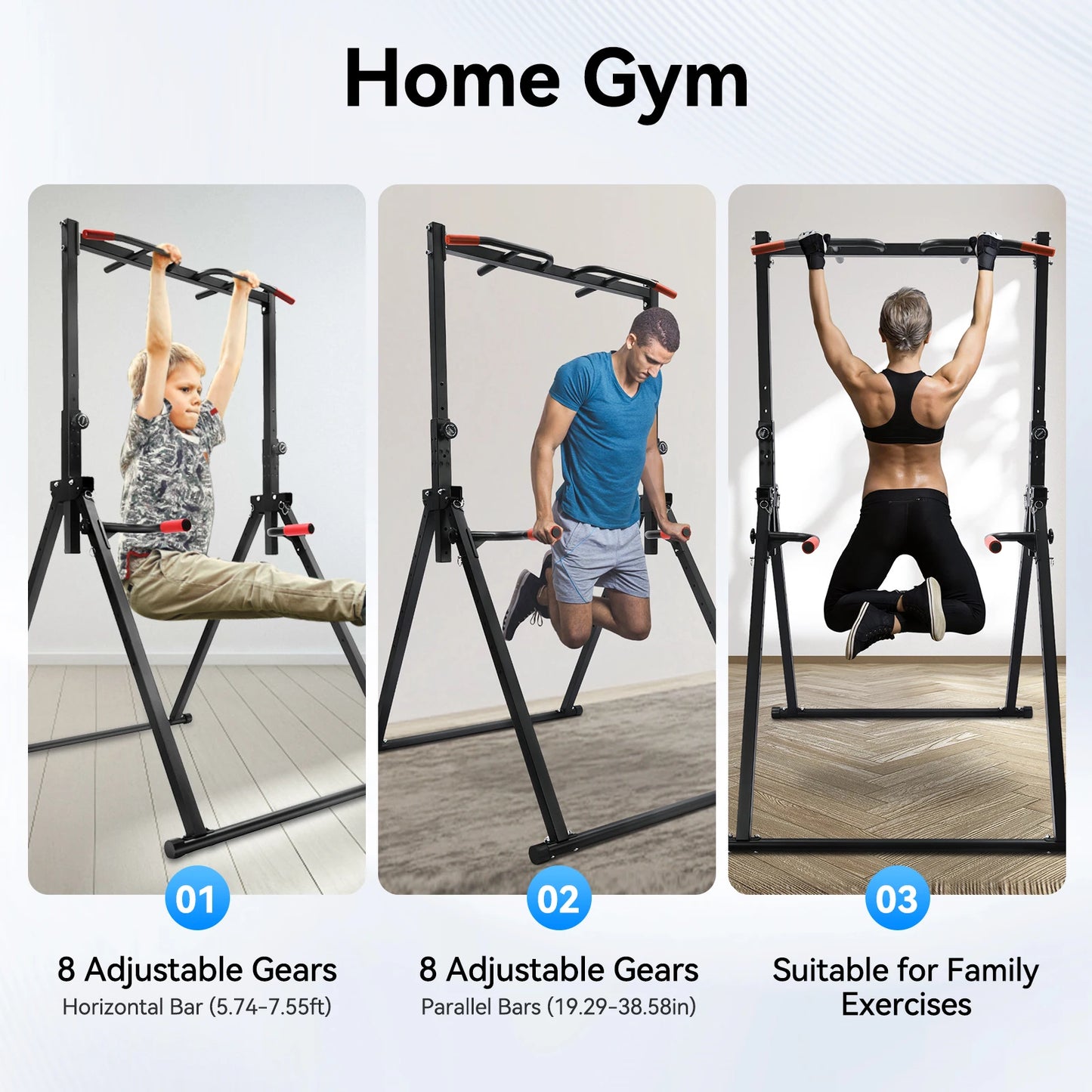 Folded Product Foldable Adjustable Pull Up Bar Triangular