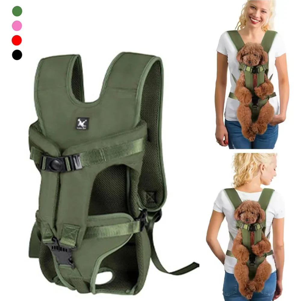Breed Pet Backpack Carrier For Cats And Dogs Travel Bag