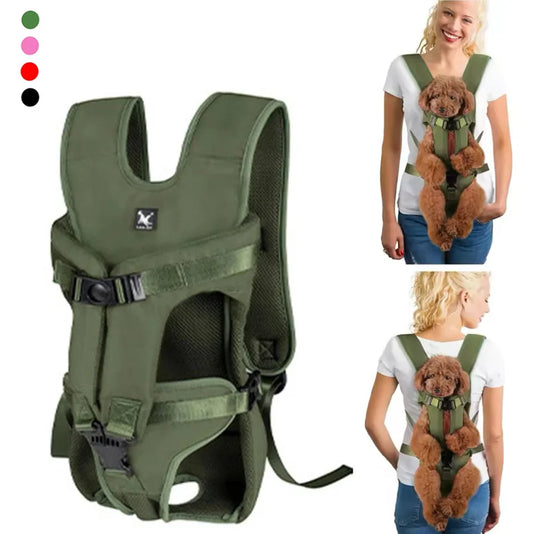 Breed Pet Backpack Carrier For Cats And Dogs Travel Bag