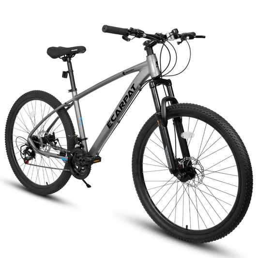 27 Inch Mountain Bike 21 Speed, Suspension Fork, Aluminum Frame Disc Brake, Mountain biking for both men and women.