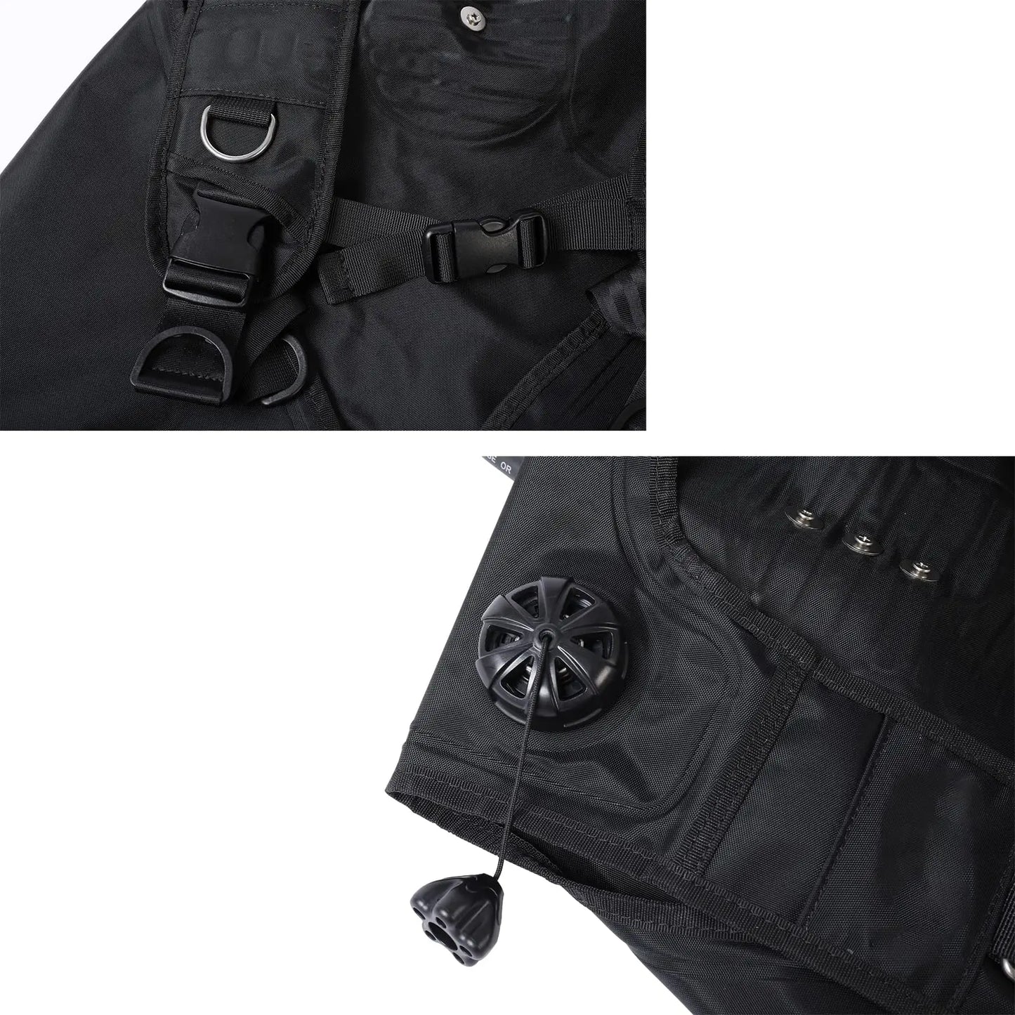 Tudiving Buoyancy Compensator for Hookah Diving BCD System