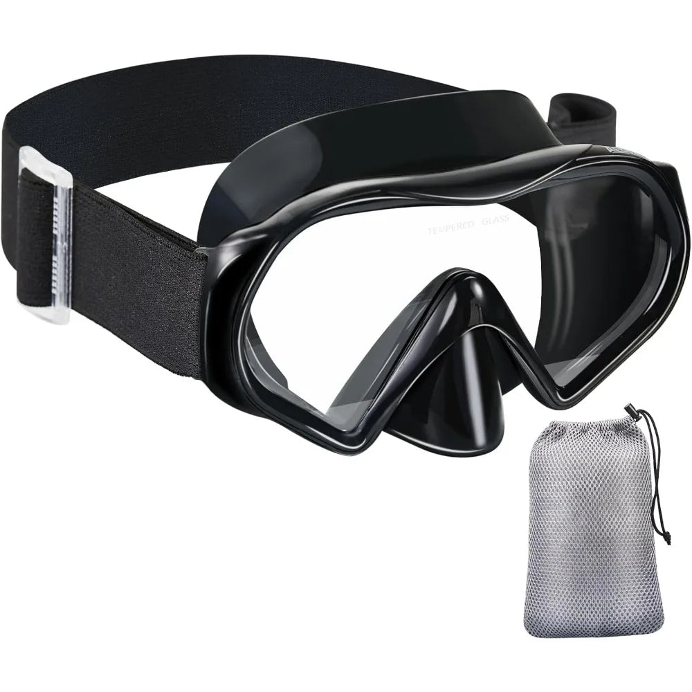 Swimming Goggles Snorkeling Mask Anti Fog Adjustable Strap