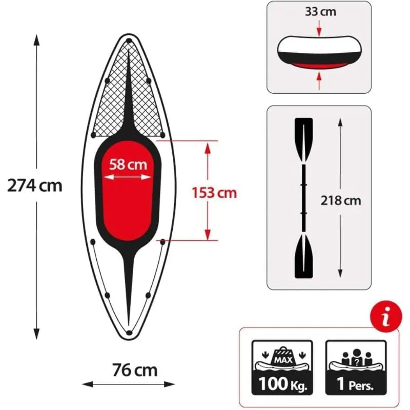 Intex Challenger K1 One Person Inflatable Kayak With Aluminum Oars And Hand Pump Green Blue