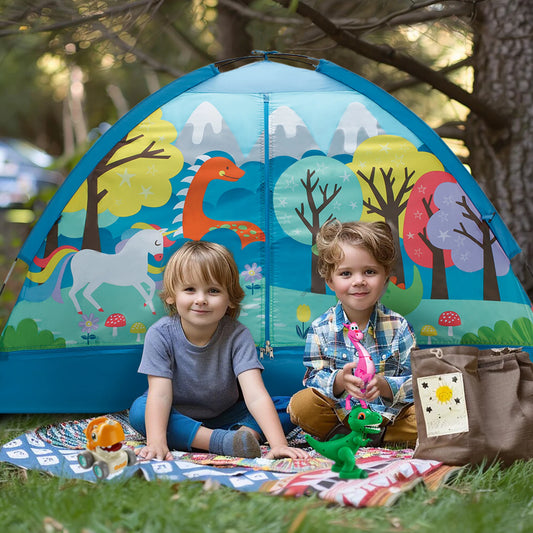 Playhouse Imaginative Play tent Indoor and Outdoor Fun, Pop Up Foldable Tent ，Perfect Christmas Gift, 60"L x 36"W x 36"H