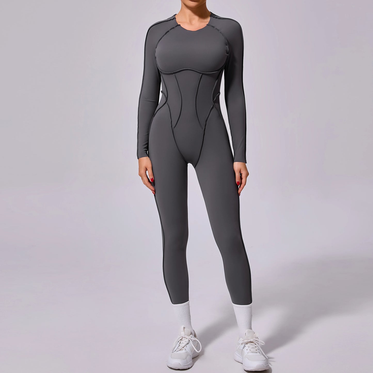 ZEEHOOHCN Women Yoga Jumpsuit One Piece Workout Bodysuit