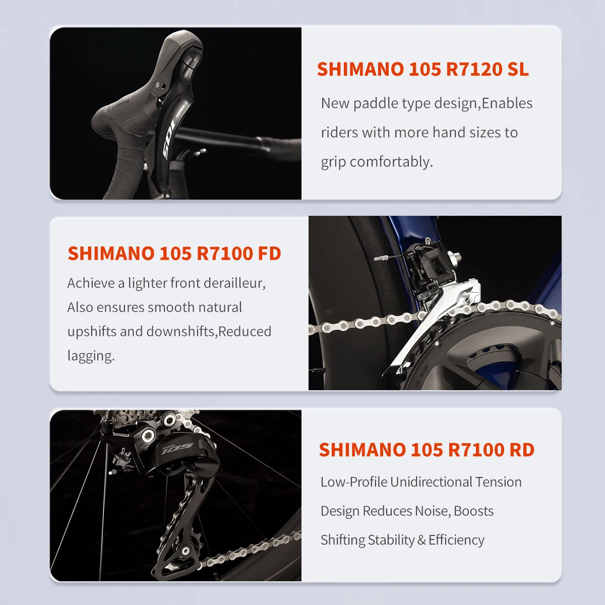 SAVA A7L Pro Carbon Fiber Road Bike, 700C Adult Racing Model, Equipped with Shimano 105 R7120 Groupset, 24-Speed Hydraulic Brake