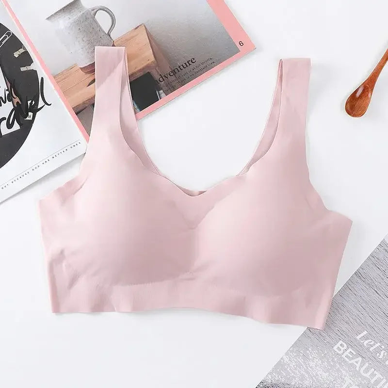 Seamless Wireless Sports Bra Women Push Up Bralette