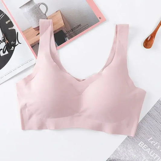 Seamless Wireless Sports Bra Women Push Up Bralette