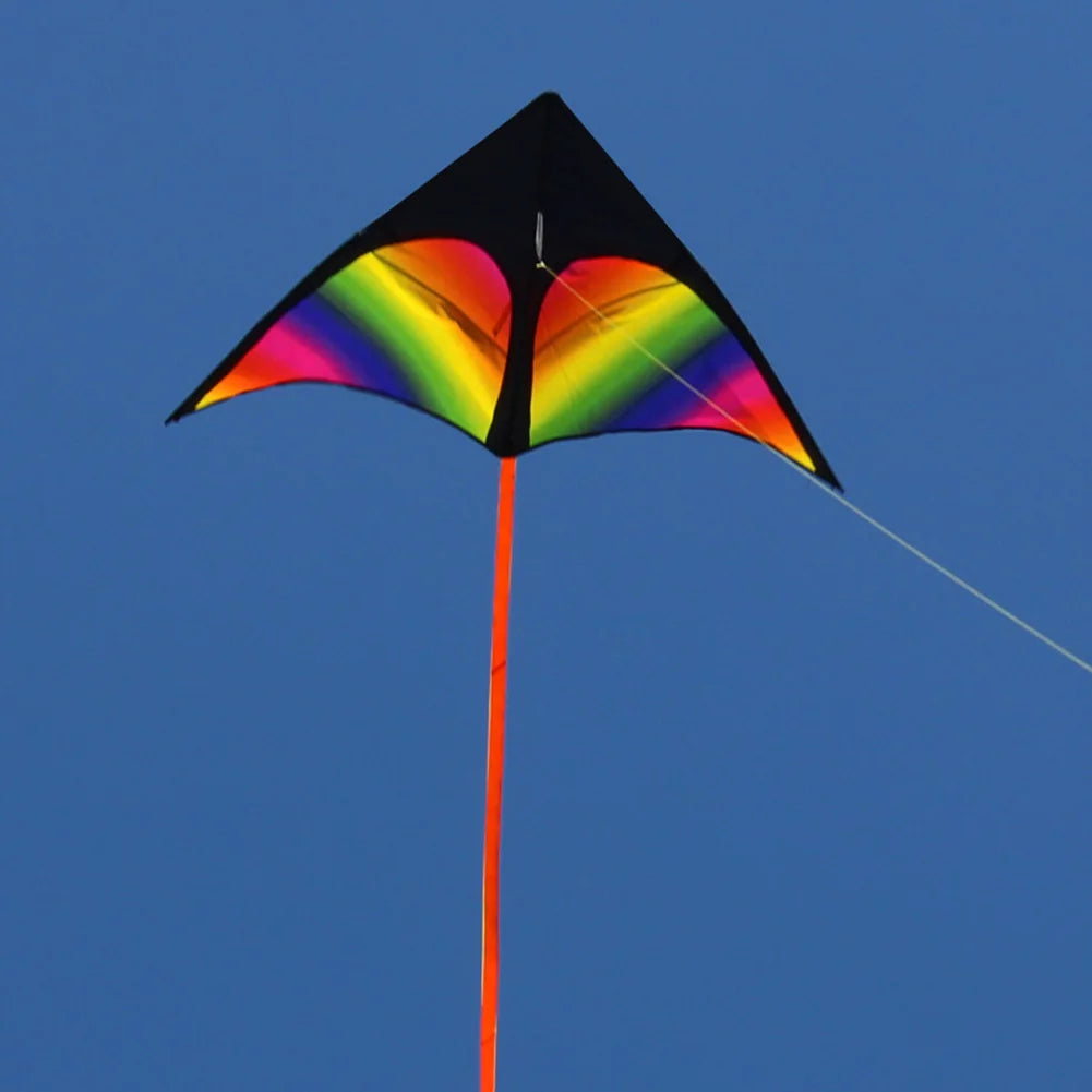 2x3m Tail Big Triangle Kite Easy To Fly Large Kite Toy with Wire Board Primary Stunt Kite Enhance Coordination for Boys Girls