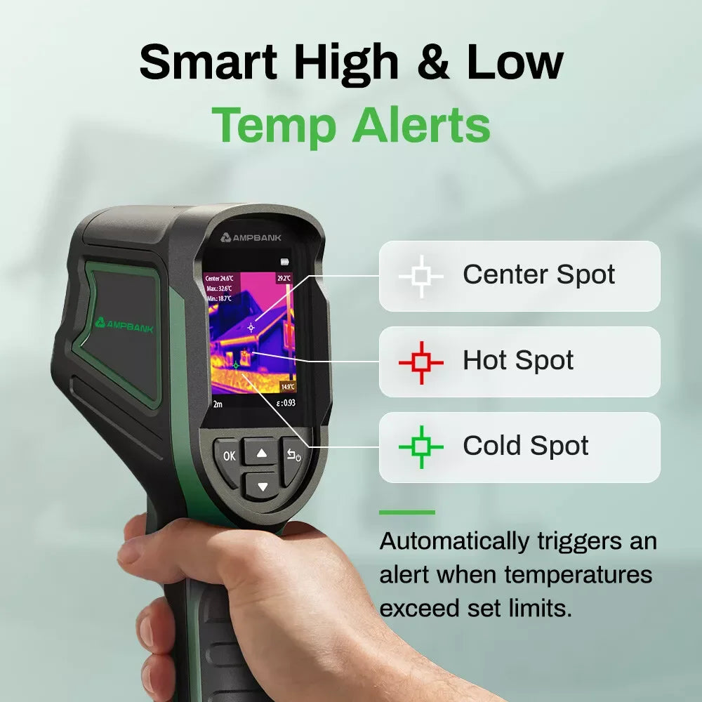 AMPBANK H128 Handheld Thermal Camera With 24 Hour Battery