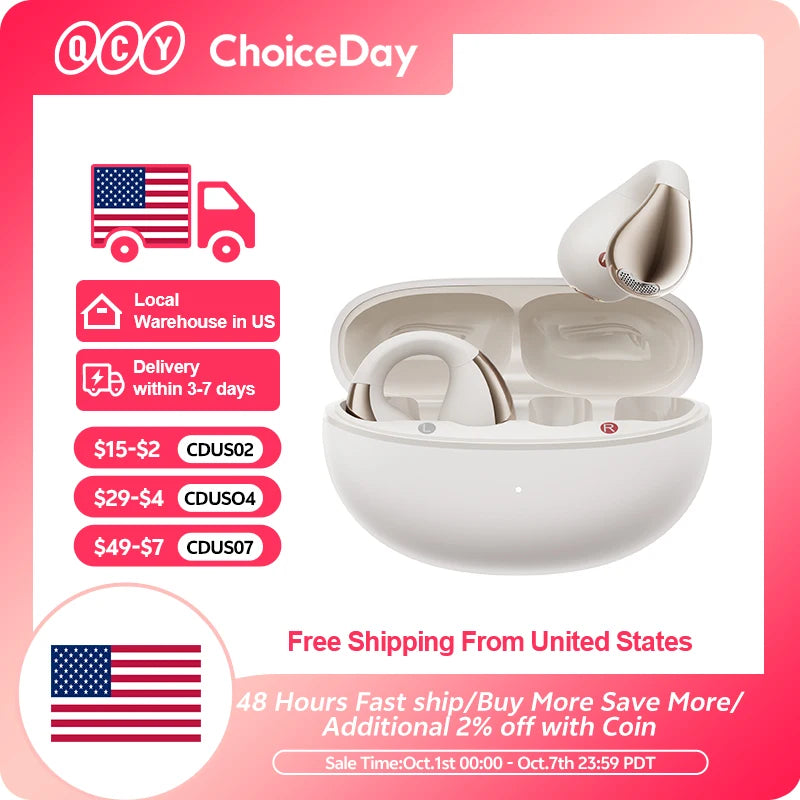 QCY Crossky C30 Ear Clip Bluetooth Wireless Earbuds