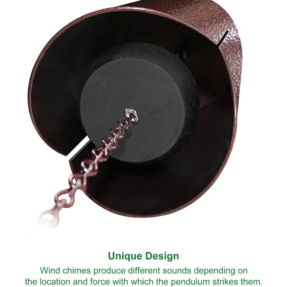 FengShui Wind Chimes with Auspicious Clouds,36 inch Copper Vein Large Wind Chimes for Outside Deep Tone,Deep Resonance Serenity