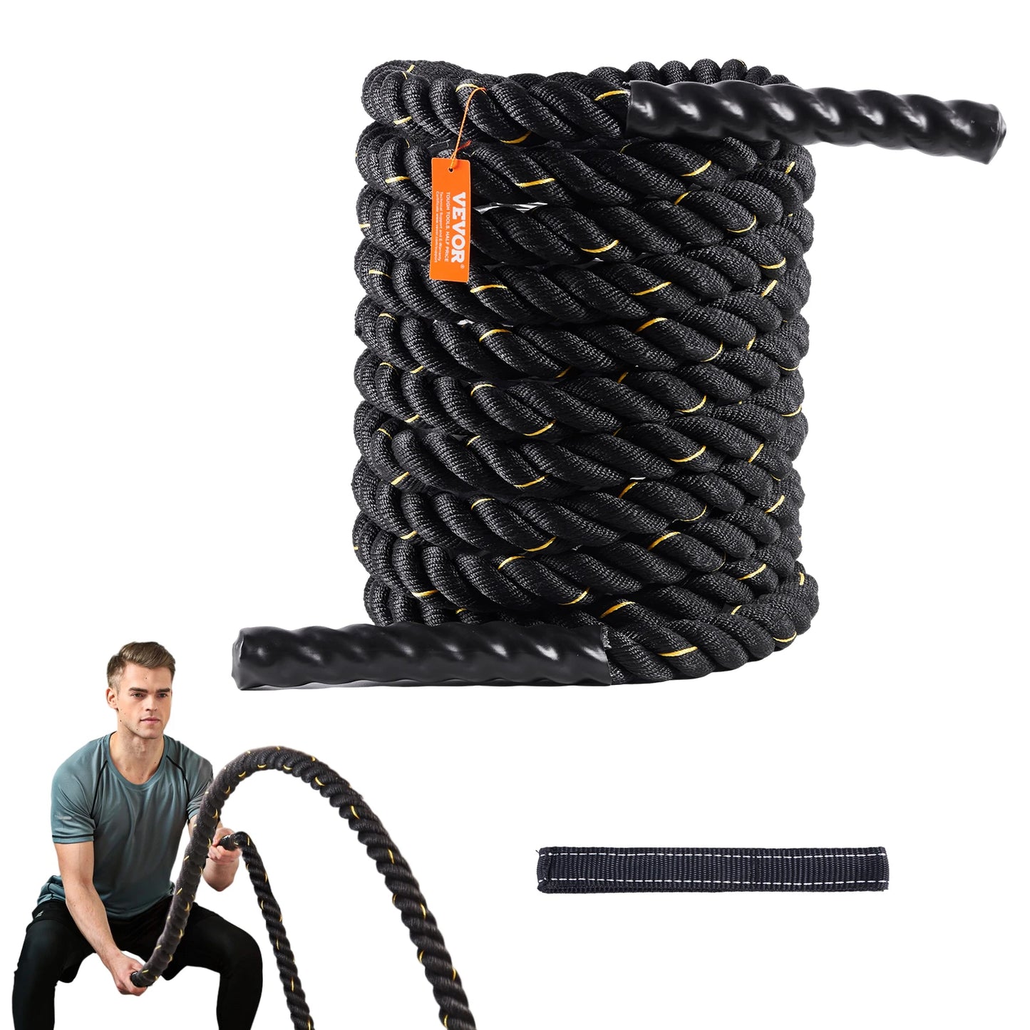SucceBuy Battle Rope Training Home Gym And Core Strength