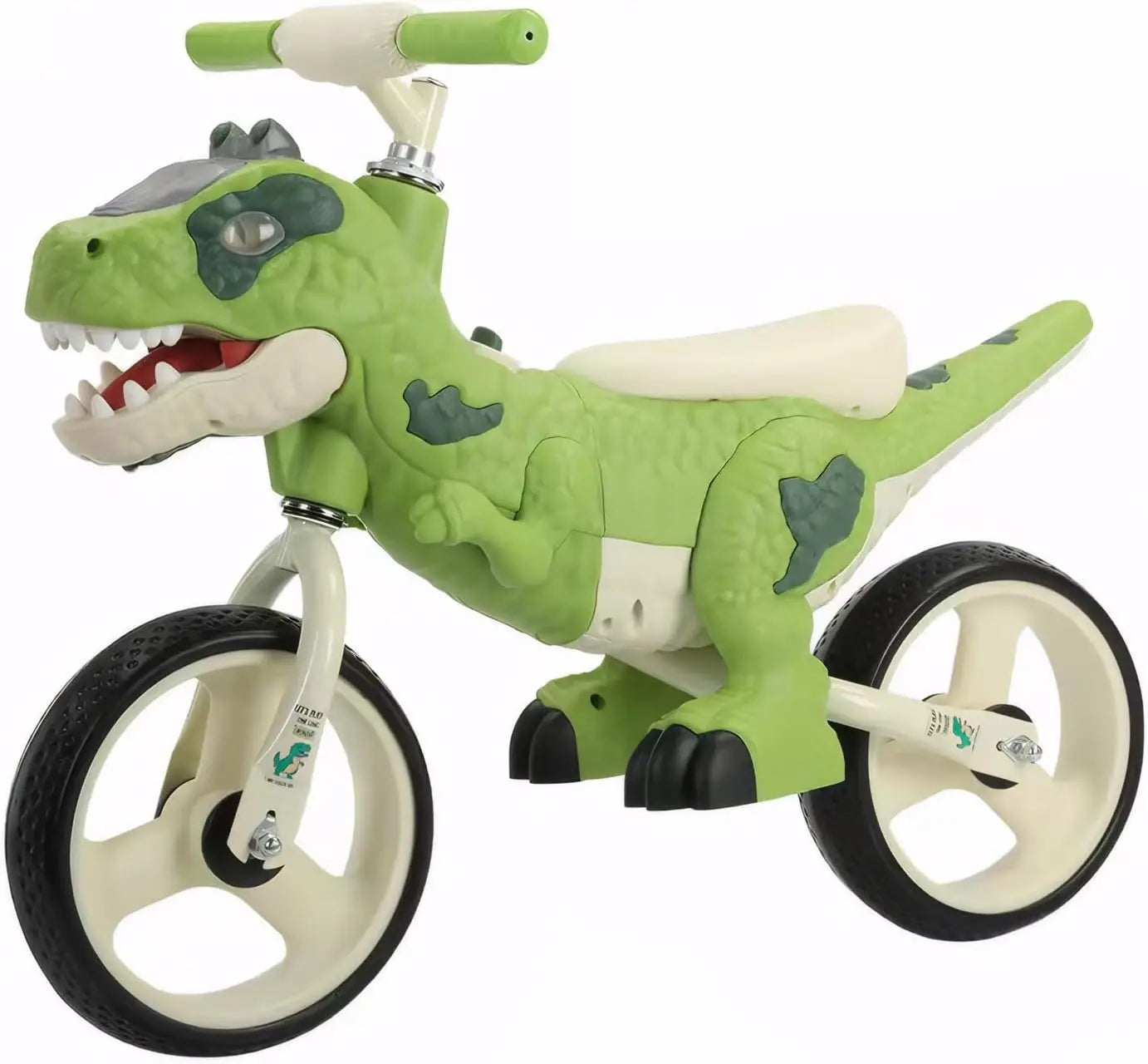 Dinosaur-Themed Toddler Balance Bike Toys for 2-7 Year Old Girls & Boys - Music & Lighting Effects, No-Pedal Training Bike, Best