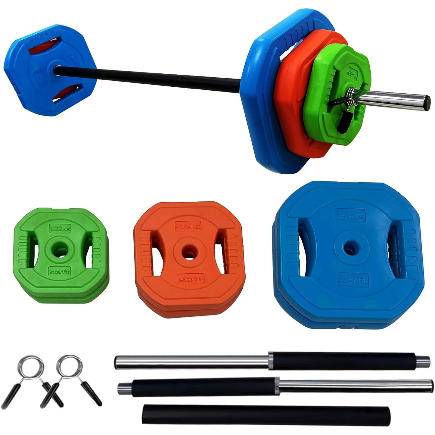 Twister.CK Adjustable Barbell Set 40lb 20kg Home Gym