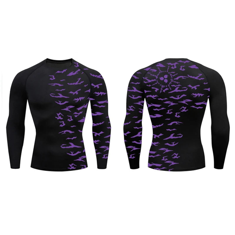 CN Sichuan Fujian 3D Print Compression Shirts For Men