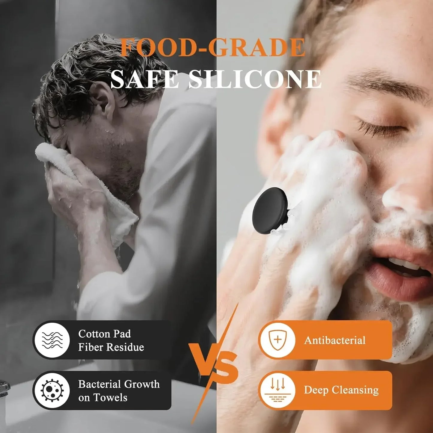 Function Exfoliating Silicone Brush Cleanser No Slip Handle