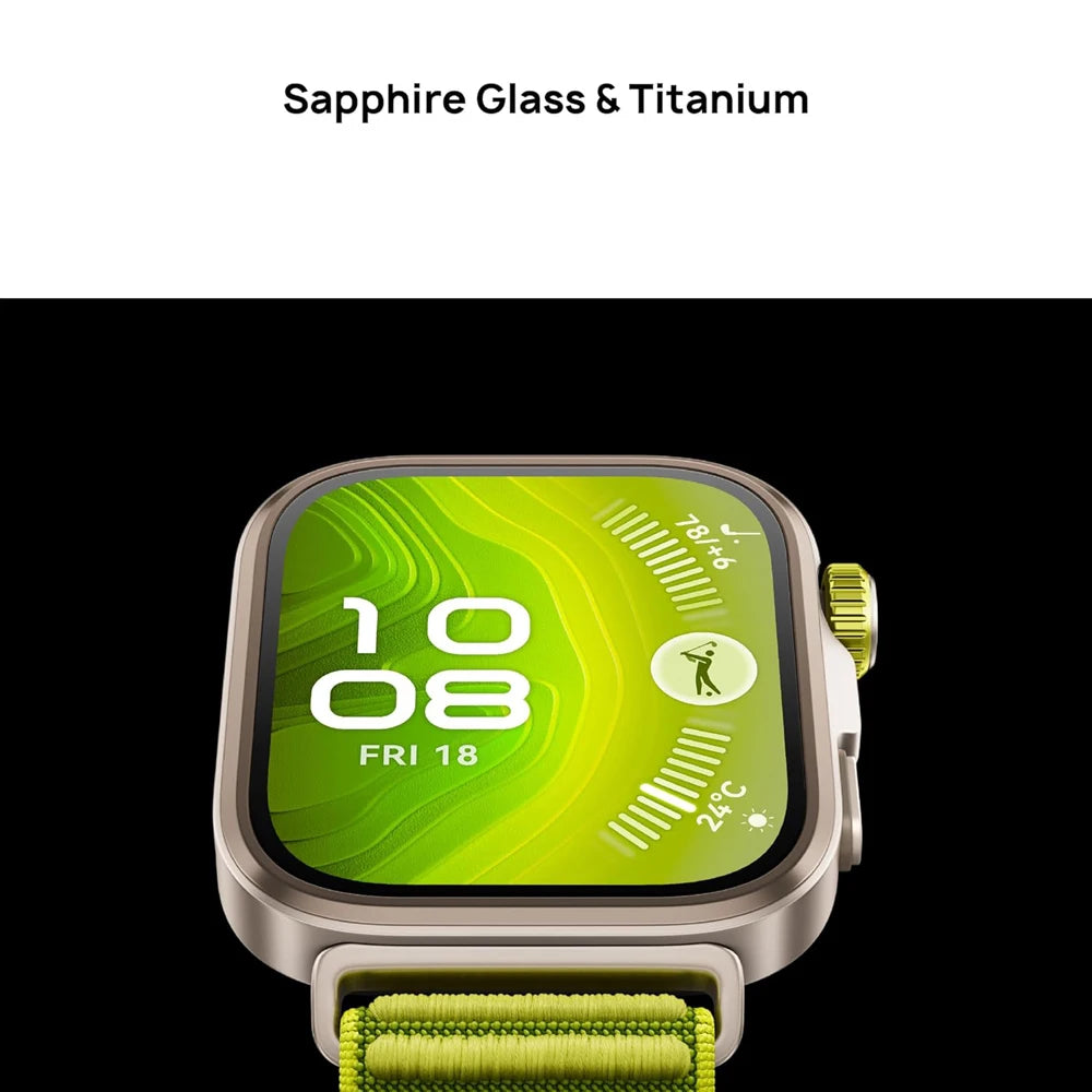 Huawei Watch Fit 4 Pro Smartwatch 1.82 Inch AMOLED Display ECG Heart Rate Tracking Compatible With iOS And Android