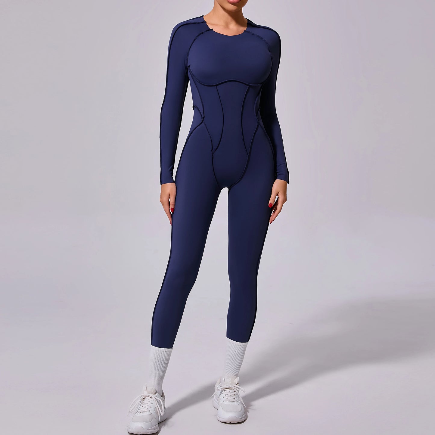 ZEEHOOHCN Women Yoga Jumpsuit One Piece Workout Bodysuit
