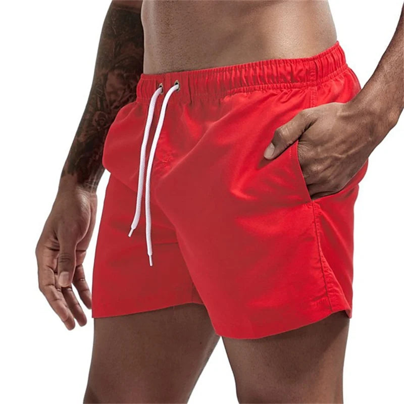 HooThreads Mens Swim Trunks With Pockets Mesh Liner