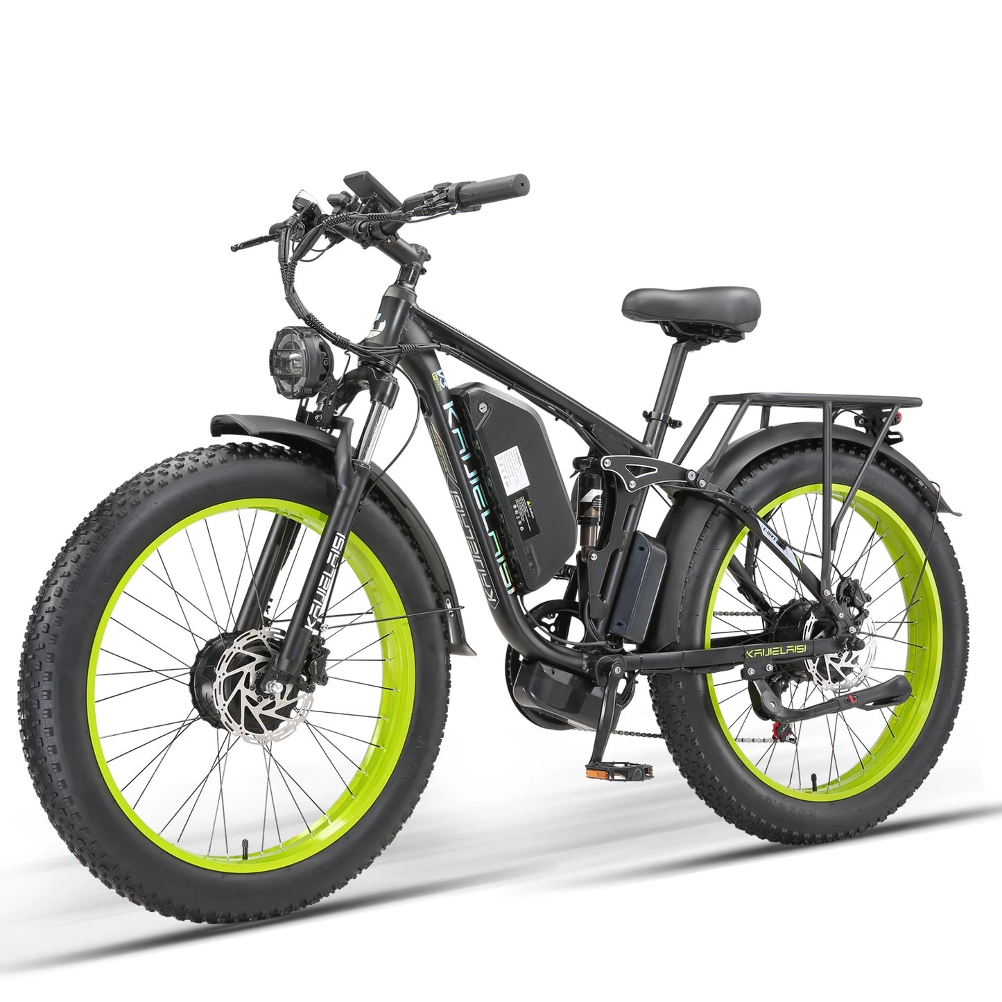 Electric Bike 3000W Dual Motor 52V 26AH Battery Hydraulic Brake Adult Off-Road E Bike 24*4.0 Inch Fat Bike Snow Electric Bicycle