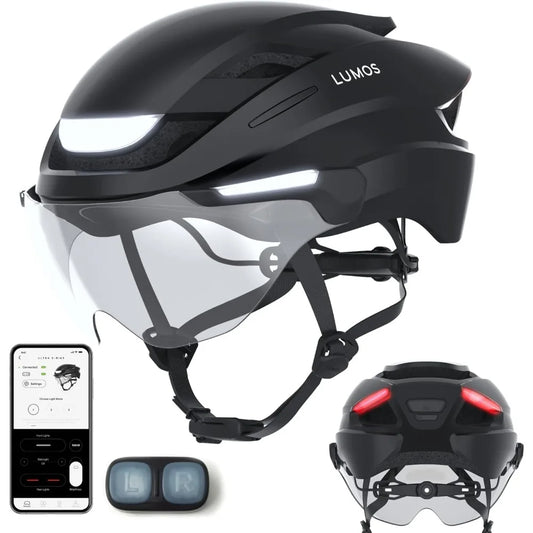 Smart Bike Helmet With Front And Rear LED Lights App