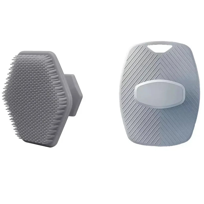 Function Exfoliating Silicone Brush Cleanser No Slip Handle