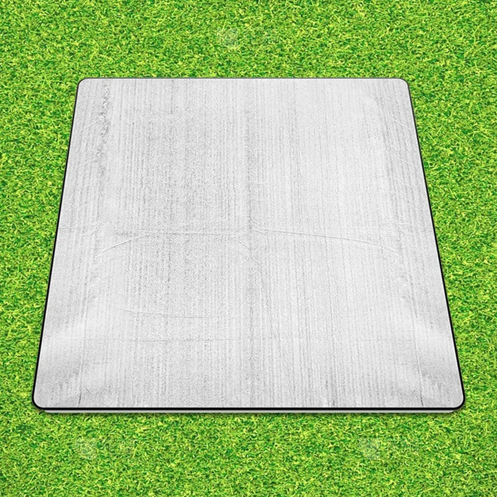 Waterproof Camping Mat Moisture Proof Aluminum Foil Mat Double Sided Sand Free Beach Mat With Storage Bag 78x78in